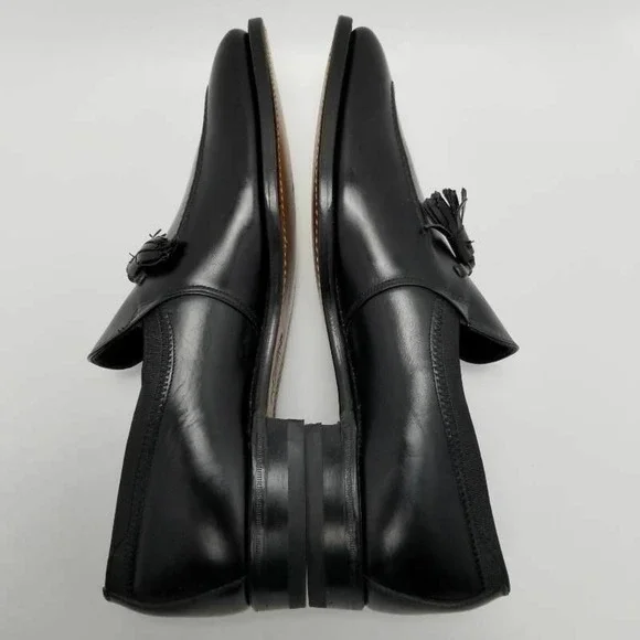 Johnston & Murphy Men Loafer Tasseled Leather Shoe - Picture 4 of 10